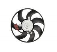 Вентилятор радиатора (одинарный вентилятор) Volkswagen Passat B6 / Фольксваген Пассат Б6 2005-2010 85680 NISSENS (Дания)