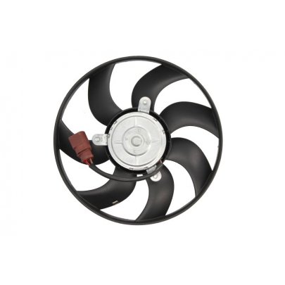 Вентилятор радиатора (одинарный вентилятор) Volkswagen Passat B6 / Фольксваген Пассат Б6 2005-2010 85680 NISSENS (Дания)