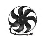 Вентилятор радіатора (одинарний вентилятор) Volkswagen Passat B6 / Фольксваген Пассат Б6 2005-2010 85683 NISSENS (Данія)