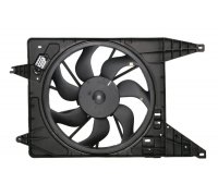 Вентилятор радиатора (с корпусом) Volkswagen Passat B6 / Фольксваген Пассат Б6 2005-2010 85710 NISSENS (Дания)