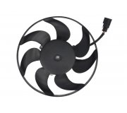 Вентилятор радіатора (одинарний вентилятор, правий) Volkswagen Passat B6 / Фольксваген Пассат Б6 2005-2010 85733 NISSENS (Данія)