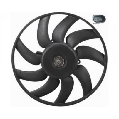 Вентилятор радиатора (правый электрический) Volkswagen Passat B6 / Фольксваген Пассат Б6 2005-2010 CFF169000S MAHLE (Австрия)