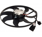 Вентилятор радиатора (левый электрический) Volkswagen Passat B6 / Фольксваген Пассат Б6 2005-2010 D8W022TT THERMOTEC (Польша)