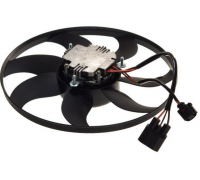 Вентилятор радіатора (лівий електричний) Volkswagen Passat B6 / Фольксваген Пассат Б6 2005-2010 D8W022TT THERMOTEC (Польща)