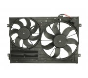 Вентилятор радиатора (с корпусом) Volkswagen Passat B6 / Фольксваген Пассат Б6 2005-2010 D8W032TT THERMOTEC (Польша)