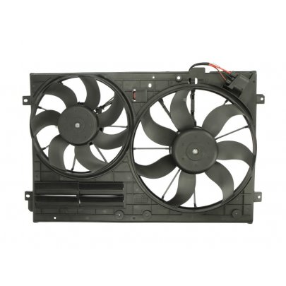 Вентилятор радіатора (з корпусом) Volkswagen Passat B6 / Фольксваген Пассат Б6 2005-2010 D8W032TT THERMOTEC (Польща)