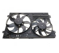 Вентилятор радиатора (с корпусом) Volkswagen Passat B6 / Фольксваген Пассат Б6 2005-2010 VN7529 AVA (Нидерланды)