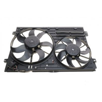 Вентилятор радиатора (с корпусом) Volkswagen Passat B6 / Фольксваген Пассат Б6 2005-2010 VN7529 AVA (Нидерланды)