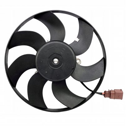 Вентилятор радиатора (одинарный вентилятор) Volkswagen Passat B6 / Фольксваген Пассат Б6 2005-2010 VN7536 AVA (Нидерланды)