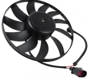 Вентилятор радіатора (одинарний вентилятор) Volkswagen Passat B6 / Фольксваген Пассат Б6 2005-2010 VN7537 AVA (Нідерланди)