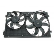 Вентилятор радіатора (з корпусом) Volkswagen Passat B6 / Фольксваген Пассат Б6 2005-2010 VN7551 AVA (Нідерланди)