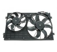 Вентилятор радиатора (с корпусом) Volkswagen Passat B6 / Фольксваген Пассат Б6 2005-2010 VN7551 AVA (Нидерланды)