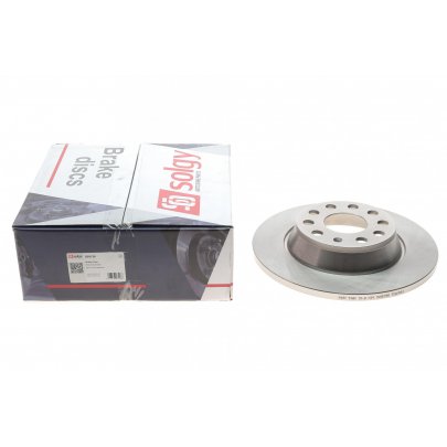Тормозной диск задний (282х12mm) Volkswagen Sharan 2 / Фольксваген Шаран 2 2010-2022 208136 SOLGY (Испания)