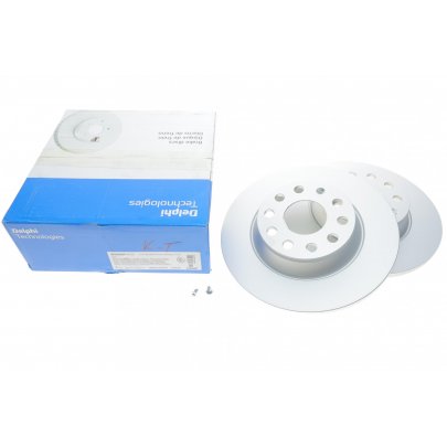 Тормозной диск задний (282х12mm) Volkswagen Sharan 2 / Фольксваген Шаран 2 2010-2022 BG5020C DELPHI (США)