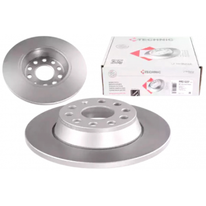 Тормозной диск задний (282х12mm) Volkswagen Sharan 2 / Фольксваген Шаран 2 2010-2022 PRD5237 PROTECHNIC (Польша)