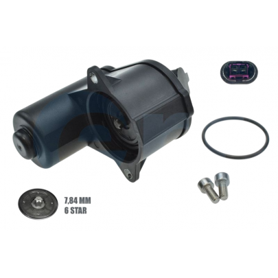 Мотор гальмівного супорта задній (6z) Volkswagen Passat B6 / Фольксваген Пассат Б6 2005-2010 43004 ERA (Італія)