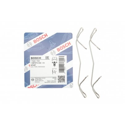 Планка супорта прижимна передняя Volkswagen Passat B6 / Фольксваген Пассат Б6 2005-2010 1987474432 BOSCH (Германия)