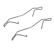 Планка супорта прижимна передняя Volkswagen Passat B6 / Фольксваген Пассат Б6 2005-2010 182716 FEBI (Германия)