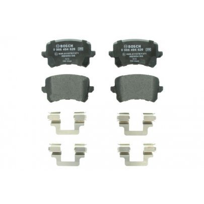 Тормозные колодки задние (56.3) Volkswagen Passat B6 / Фольксваген Пассат Б6 2005-2010 0986494626 BOSCH (Германия)