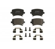 Тормозные колодки задние (56мм) Volkswagen Passat B6 / Фольксваген Пассат Б6 2005-2010 0986494649 BOSCH (Германия)
