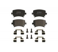 Гальмівні колодки задні (56мм)  Volkswagen Passat B6 / Фольксваген Пассат Б6 2005-2010 0986494649 BOSCH (Німеччина)