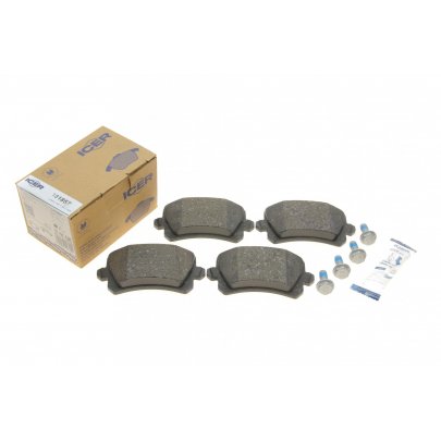 Тормозные колодки задние Volkswagen Passat B6 / Фольксваген Пассат Б6 2005-2010 181857 ICER (Испания)