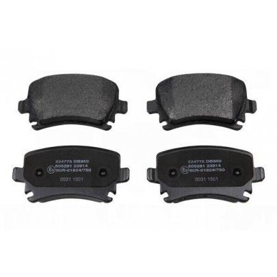 Гальмівні колодки задні Volkswagen Passat B6 / Фольксваген Пассат Б6 2005-2010 224775 NK (Данія)