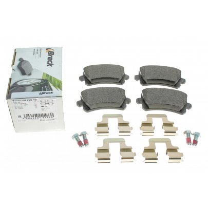 Гальмівні колодки задні Volkswagen Passat B6 / Фольксваген Пассат Б6 2005-2010 244830070410 BRECK (Польща)