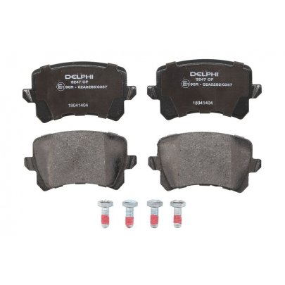 Тормозные колодки задние Volkswagen Passat B6 / Фольксваген Пассат Б6 2005-2010 LP3247 DELPHI (США)