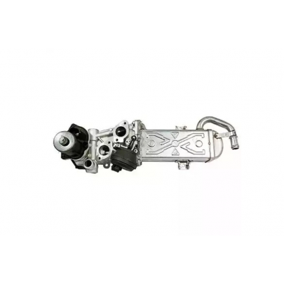 Клапан EGR рециркуляции отработанных газов (с радиатором, овальный штекер) Volkswagen Tiguan / Фольксваген Тигуан 2.0TDI 2007-2016 EGR-0907 JAPANPARTS (Италия)