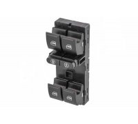 Кнопка стеклоподъемника левая (водительская) Volkswagen Tiguan / Фольксваген Тигуан 2007-2016 118018 TOPRAN (Германия)