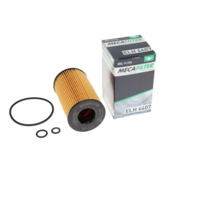Масляний фільтр (висота 101мм) Volkswagen Tiguan / Фольксваген Тігуан 2.0TDI 2007-2016 ELH4407 MECAFILTER (Франція)