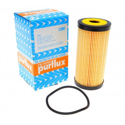 Масляний фільтр (висота 112мм) Volkswagen Tiguan / Фольксваген Тігуан 2.0 (бензин) 2007-2016 L980 PURFLUX (Франція)
