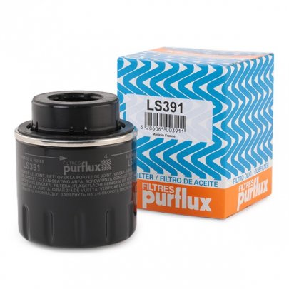 Масляный фильтр (высота 93мм) Volkswagen Tiguan / Фольксваген Тигуан 1.4 (бензин) 2007-2016 LS391 PURFLUX (Франция)