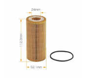 Масляный фильтр (высота 112мм) Volkswagen Tiguan / Фольксваген Тигуан 2.0 (бензин) 2007-2016 MFC-E497 Masuma (Япония)