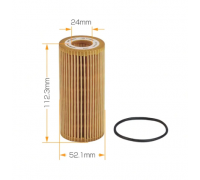 Масляний фільтр (висота 112мм) Volkswagen Tiguan / Фольксваген Тігуан 2.0 (бензин) 2007-2016 MFC-E497 Masuma (Японія)
