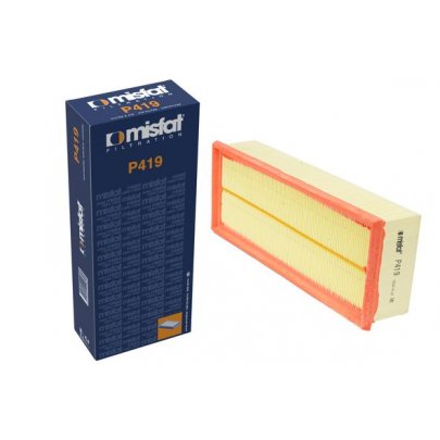 Фільтр повітряний (344x136x70мм) Volkswagen Tiguan / Фольксваген Тігуан 1.4 (бензин) 2007-2016 P419 MISFAT (Польща)