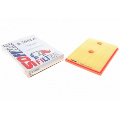 Фильтр воздушный Volkswagen Tiguan / Фольксваген Тигуан 1.4 (бензин) 2007-2016 S3549A SOFIMA (Испания)