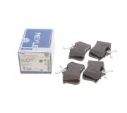 Тормозные колодки задние (без датчика, 87x53x17) Volkswagen Tiguan / Фольксваген Тигуан 2007-2016 0252096115 MEYLE (Германия)