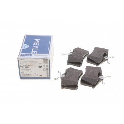 Гальмівні колодки задні (без датчика, 87x53x17) Volkswagen Tiguan / Фольксваген Тігуан 2007-2016 0252096115 MEYLE (Німеччина)