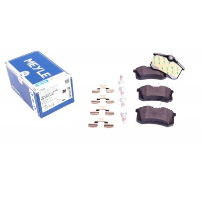 Гальмівні колодки задні (без датчика, 87x53x17) Volkswagen Tiguan / Фольксваген Тігуан 2007-2016 0252096115PD MEYLE (Німеччина)