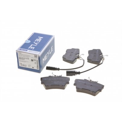 Гальмівні колодки задні (з датчиком, 87x53x17) Volkswagen Tiguan / Фольксваген Тігуан 2007-2016 0252322416/W MEYLE (Німеччина)