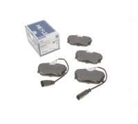 Тормозные колодки задние (c датчиком, 87x53x17) Volkswagen Tiguan / Фольксваген Тигуан 2007-2016 0252344616/W MEYLE (Германия)