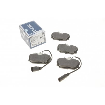 Тормозные колодки задние (c датчиком, 87x53x17) Volkswagen Tiguan / Фольксваген Тигуан 2007-2016 0252344616/W MEYLE (Германия)