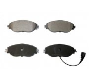 Гальмівні колодки передні (з датчиком, 175.2x69.6x19.8) Volkswagen Tiguan / Фольксваген Тігуан 2007-2016 05P1734 LPR (Італія)