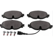 Тормозные колодки передние (с датчиком, 160x65x20) Volkswagen Tiguan / Фольксваген Тигуан 2007-2016 05P2067 LPR (Италия)