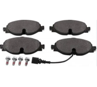 Гальмівні колодки передні (з датчиком, 160x65x20) Volkswagen Tiguan / Фольксваген Тігуан 2007-2016 05P2067 LPR (Італія)