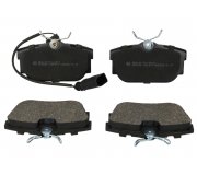 Гальмівні колодки задні (з датчиком, 87x53x17) Volkswagen Tiguan / Фольксваген Тігуан 2007-2016 05P974 LPR (Італія)