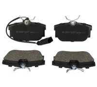 Гальмівні колодки задні (з датчиком, 87x53x17) Volkswagen Tiguan / Фольксваген Тігуан 2007-2016 05P974 LPR (Італія)