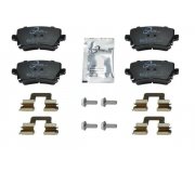 Гальмівні колодки задні (без датчика, 105.5x56x17) Volkswagen Sharan 2 / Фольксваген Шаран 2 2010-2022 07.35.138 TRUCKTEC (Німеччина)